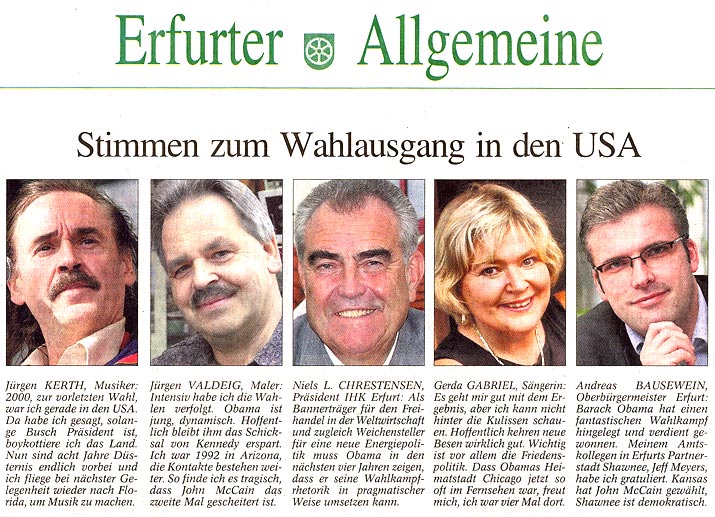 Thüringer Allgemeine 2008