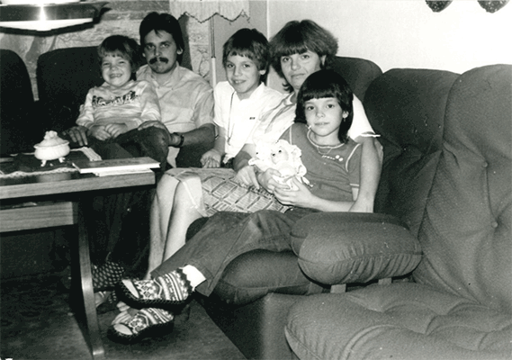 Familie Valdeig 1984