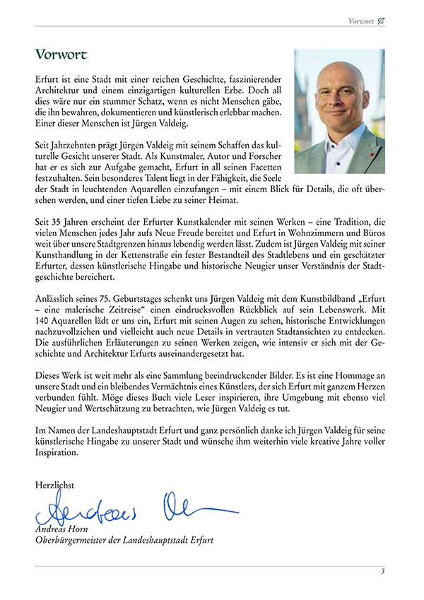 Geleitwort des OB Andreas Horn