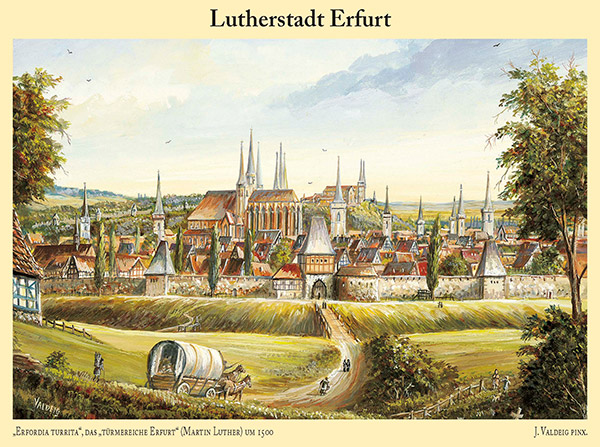Leporello Lutherstadt Erfurt