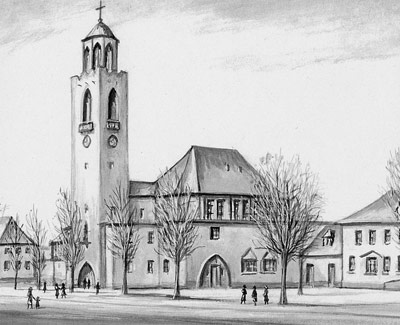 Bauarbeiten am Gothaer Platz