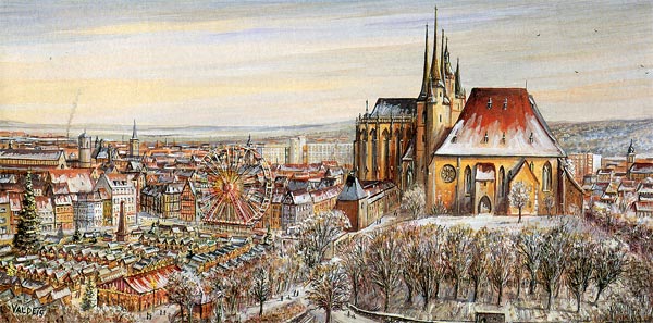 Weihnachtsmarkt zu Erfurt