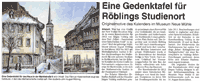 Artikel Thüringer Allgemeine